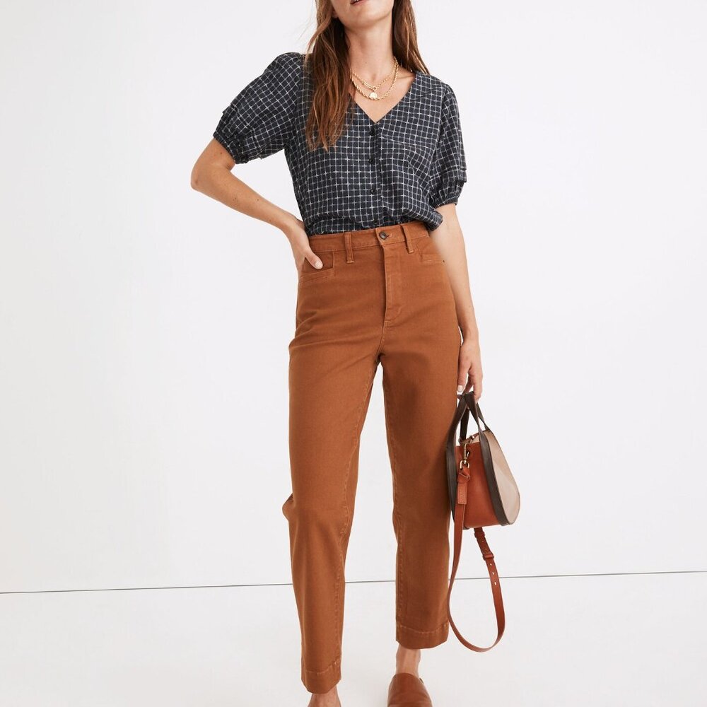 Madewell Slim Emmett Tapered Pants NWT